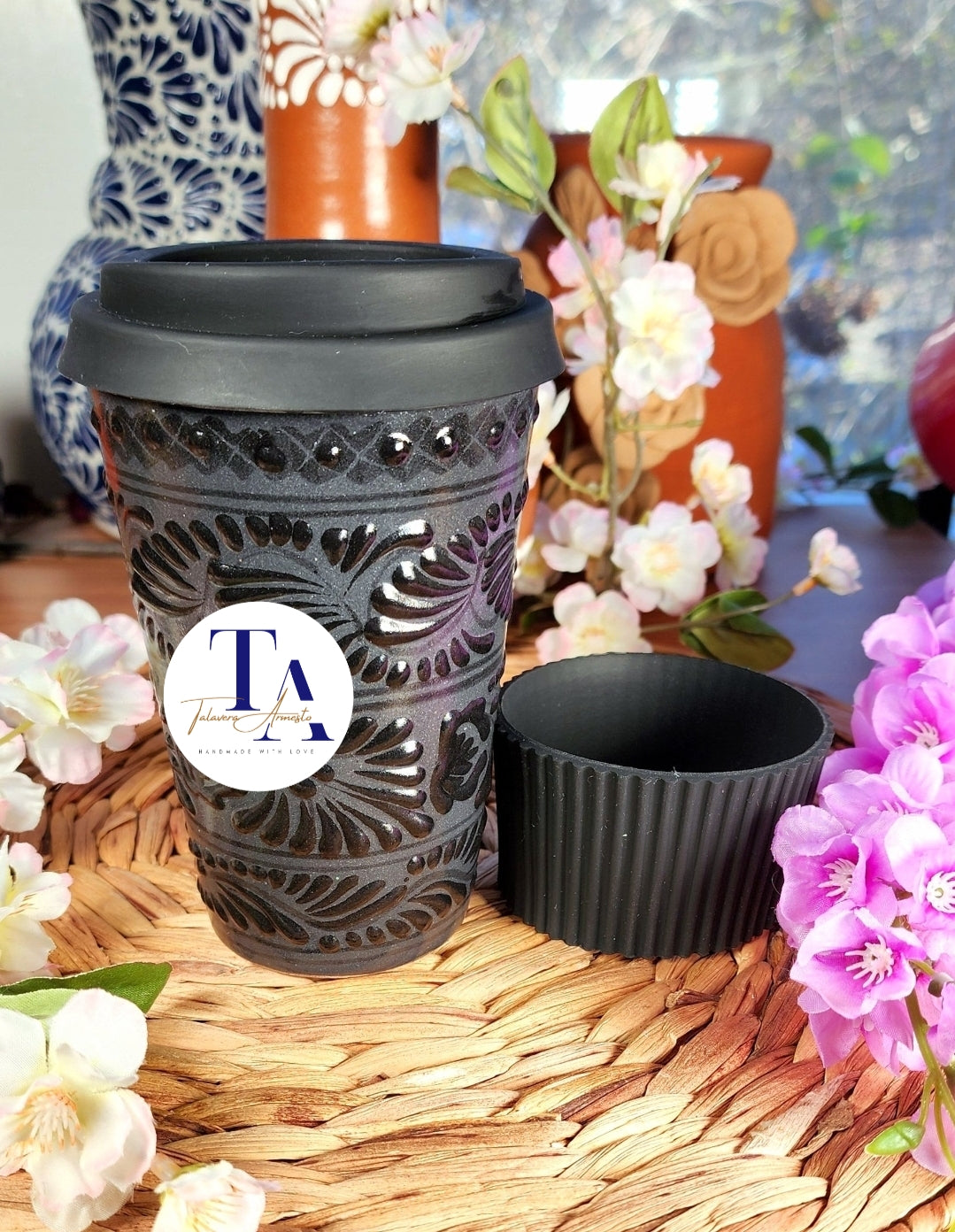 Talavera Travel Mug Tumbler