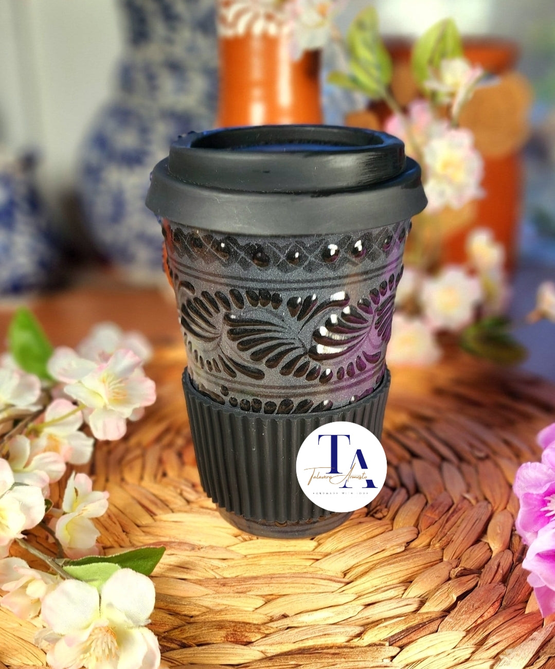 Talavera Travel Mug Tumbler