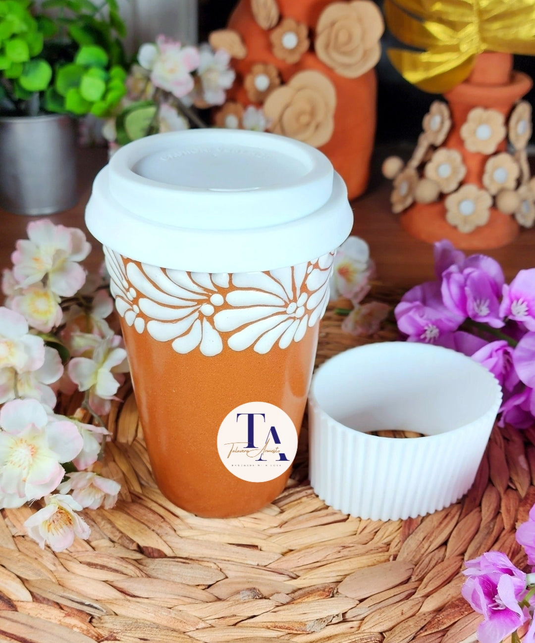 Talavera Travel Mug Tumbler