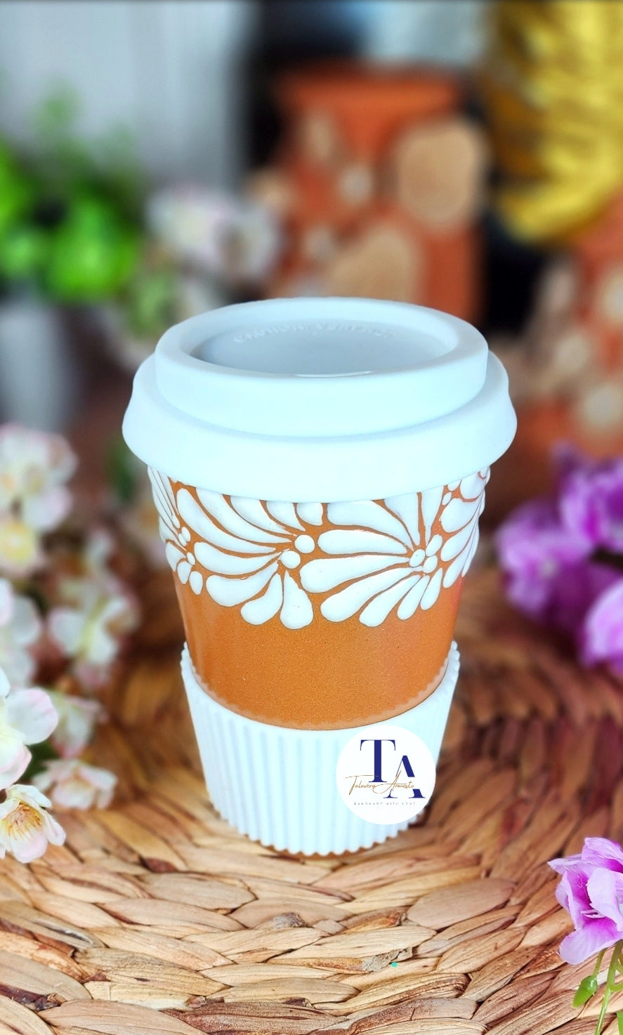 Talavera Travel Mug Tumbler