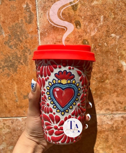 Talavera Travel Heart Mug