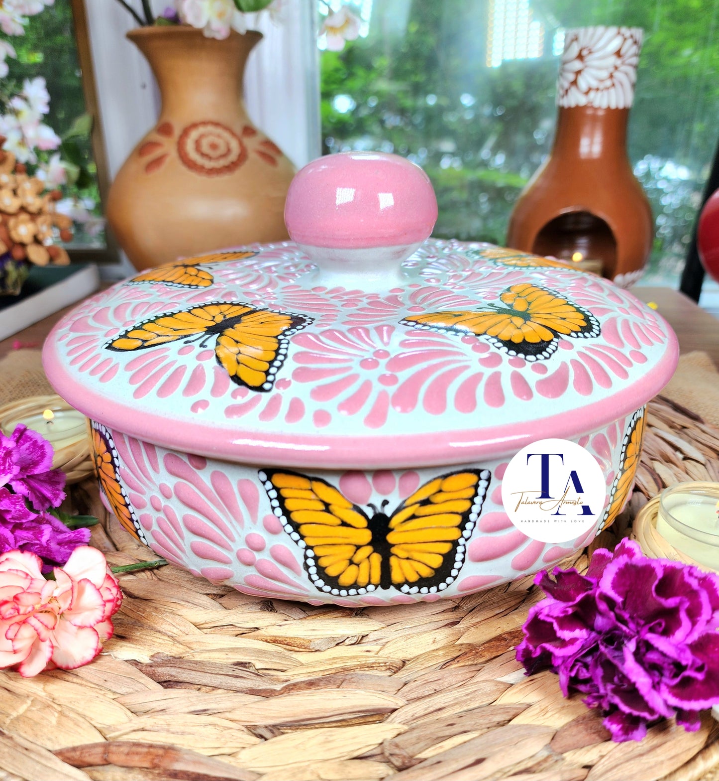 Talavera Butterfly Large Tortillero